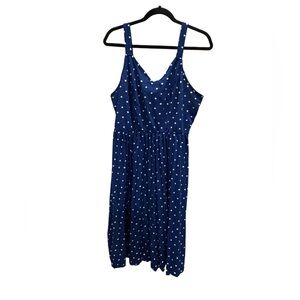Women’s Blue Polka Dot Dress